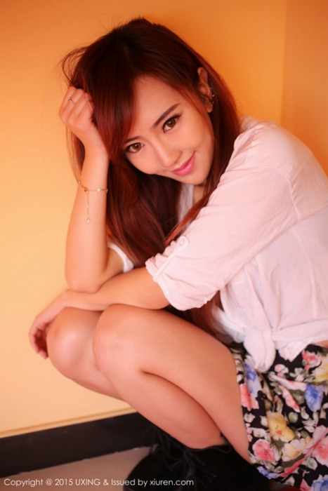 UXING馆2015.04.12 VOL.001 赵婉妮Wanni 性感长发妹子